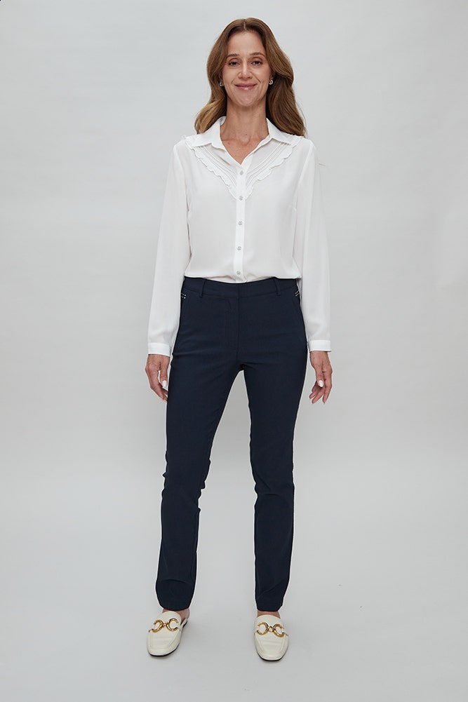 Pantalon blanco hotsell de bengalina
