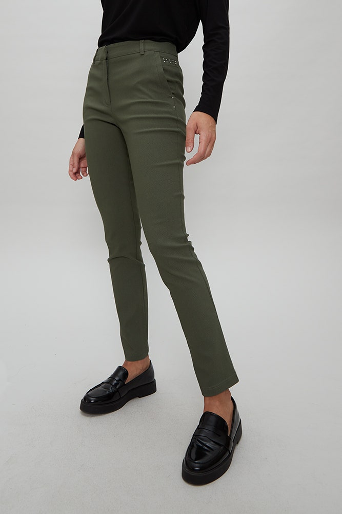 PANTALON DE BENGALINA TEXTURADA