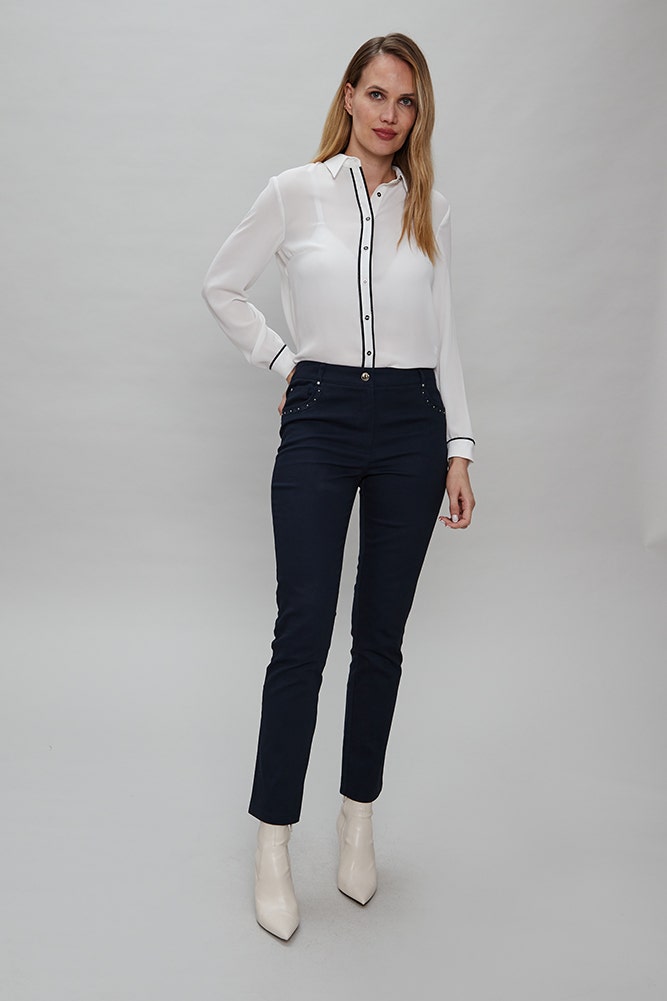 PANTALON PITILLO DE GABARDINA