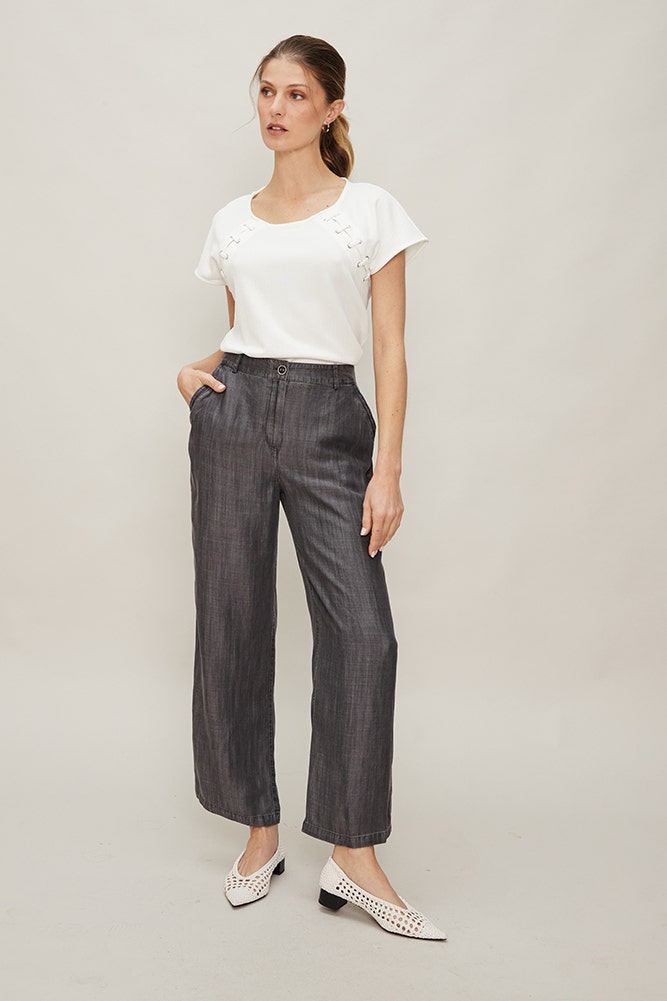 Pantalon lyocell deals