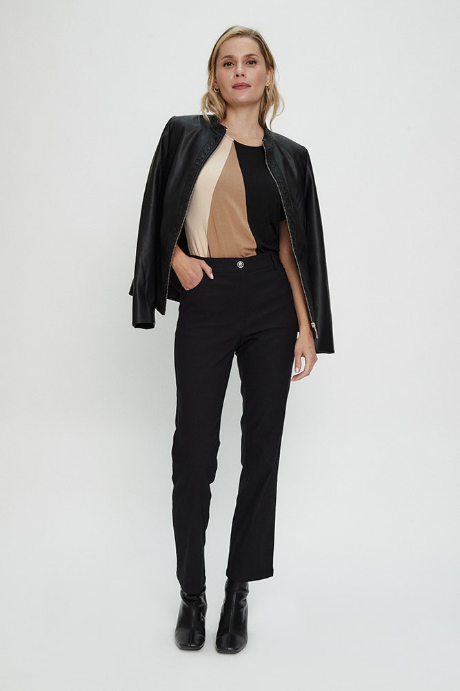 Pantalon recto clearance