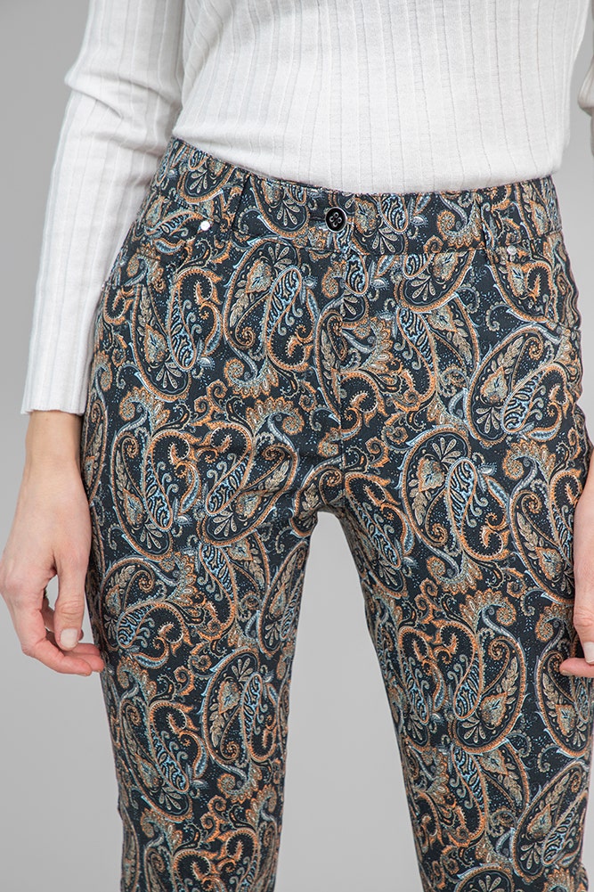 PANTALON PITILLO DE BENGALINA ESTAMPADO