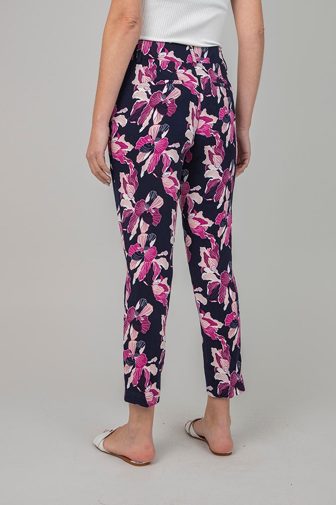 Pantalón floreado discount