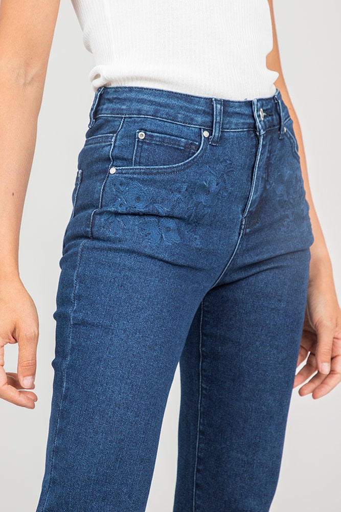 JEANS BORDADO 