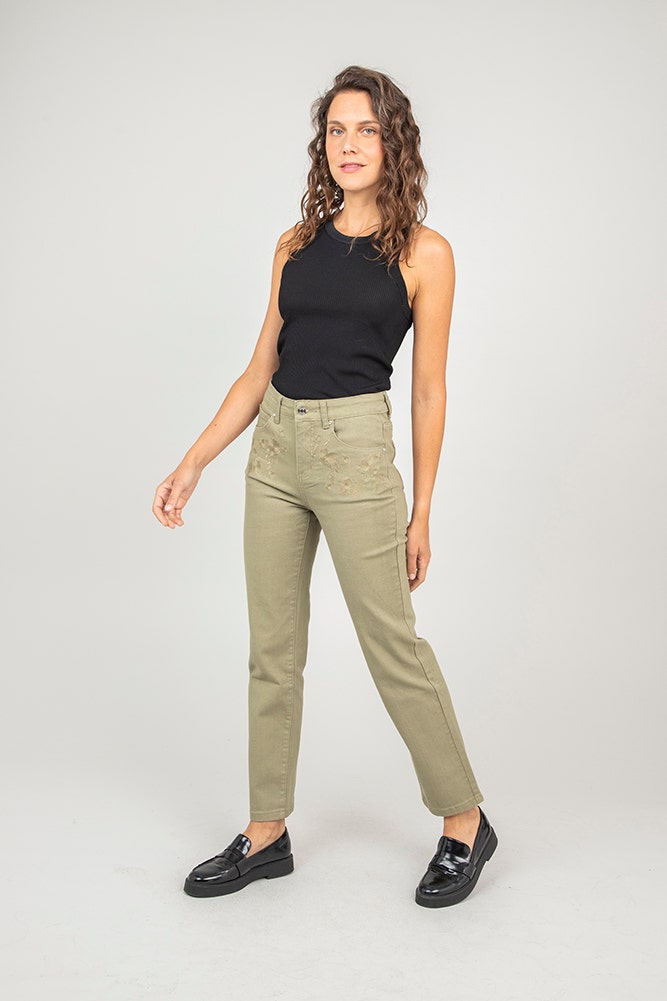 JEANS BORDADO 