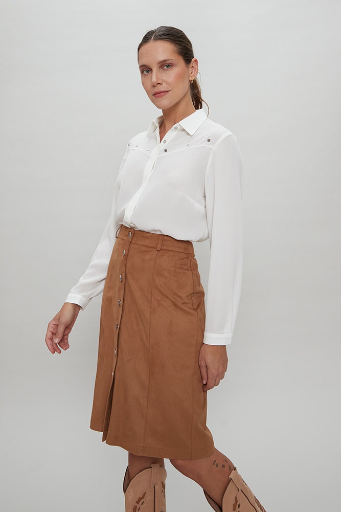 FALDA SUEDE 