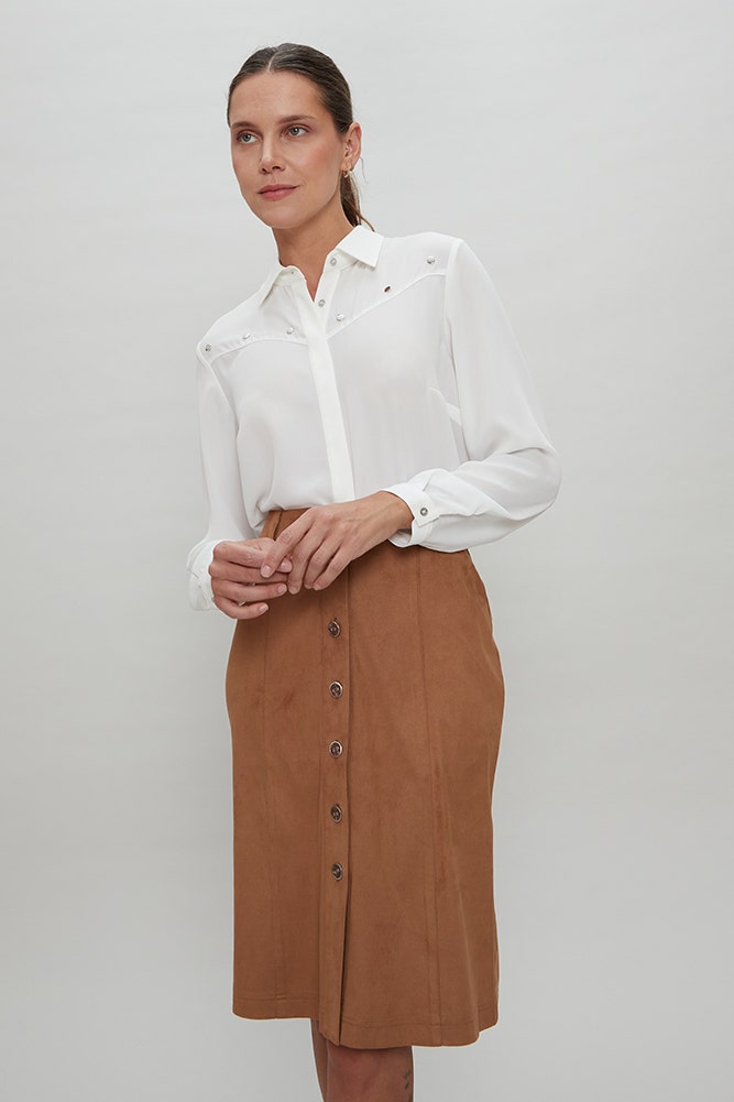 FALDA SUEDE 