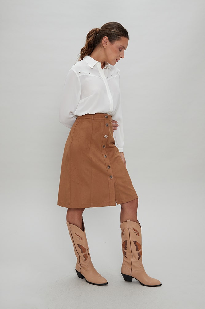 FALDA SUEDE 
