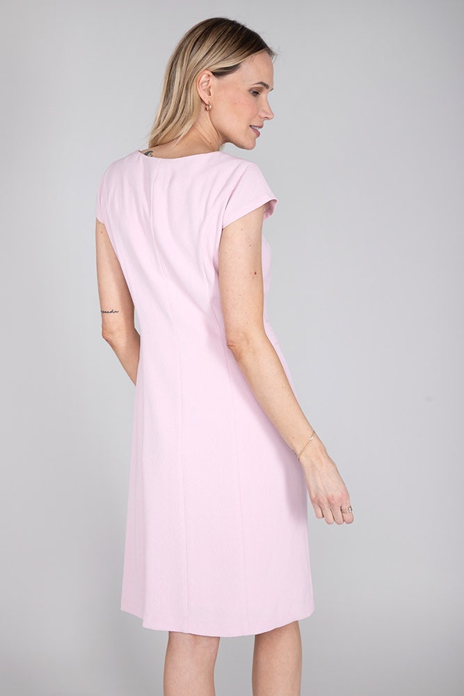 VESTIDO LISO ABOTONADO