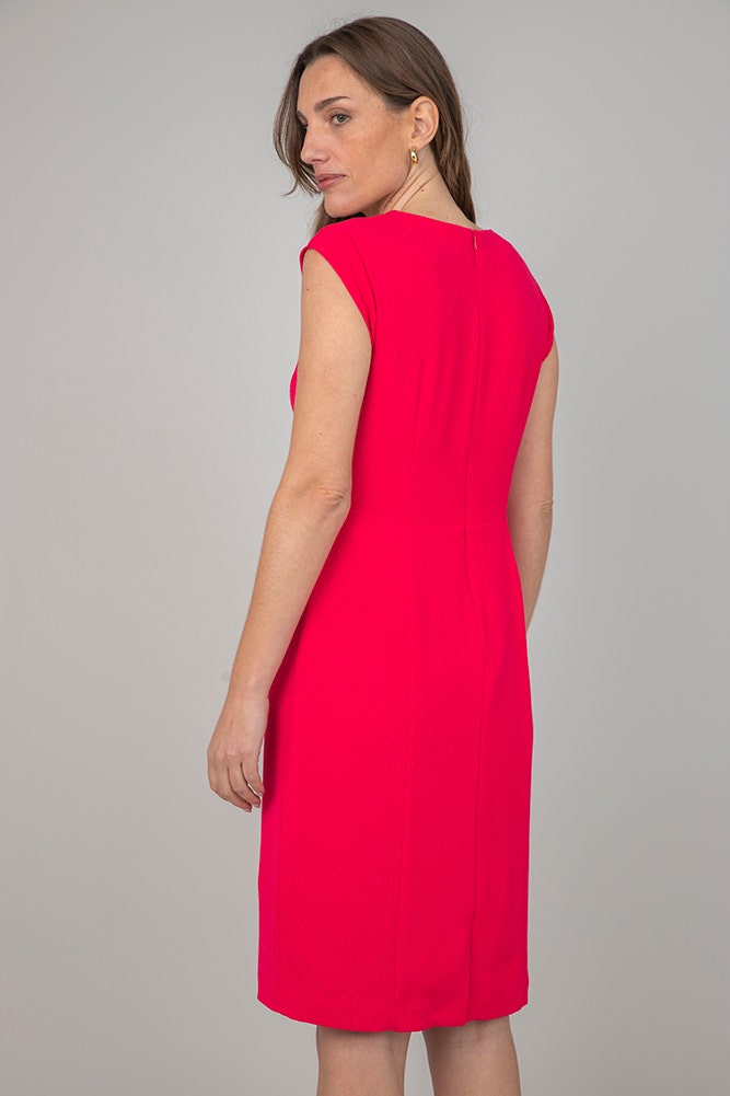 VESTIDO DE POLYESTER TEXTURADO