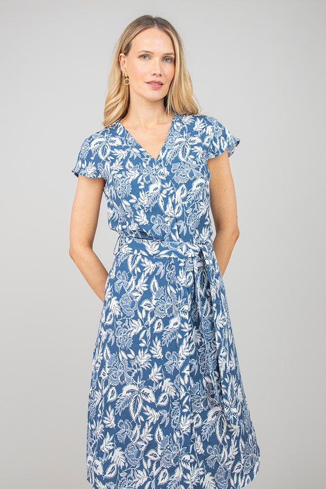 VESTIDO ESTAMPADO LINO