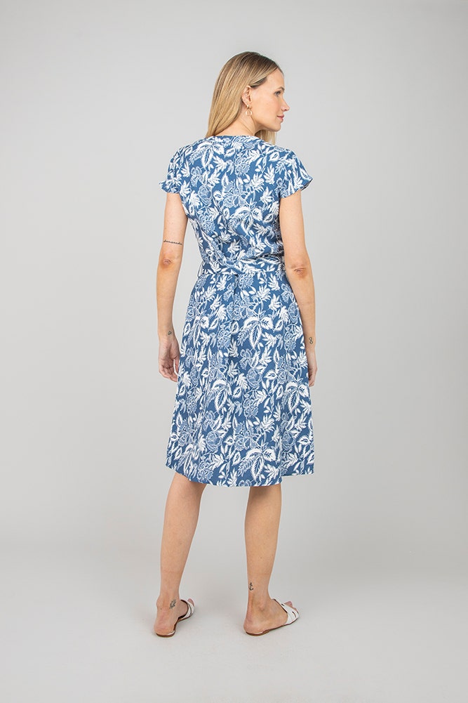 VESTIDO ESTAMPADO LINO