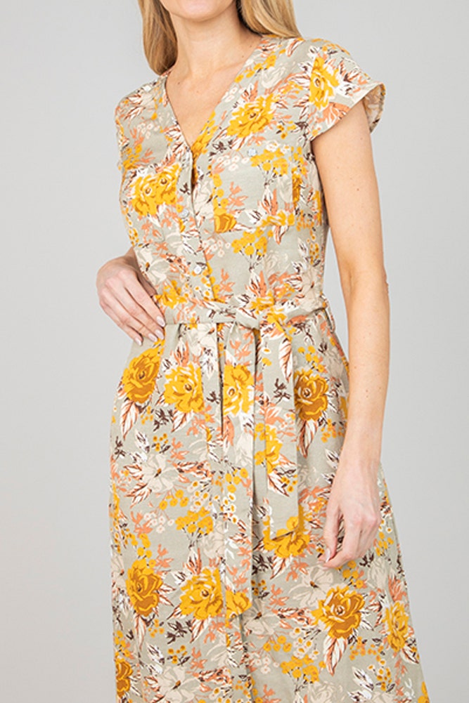 VESTIDO ESTAMPADO LINO