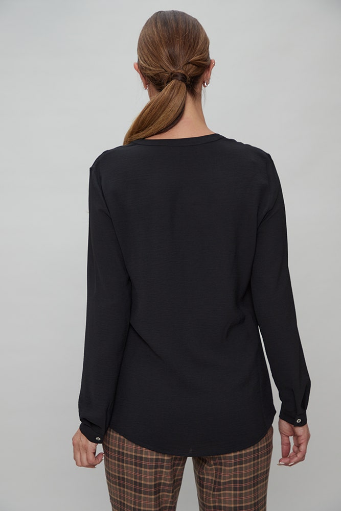 BLUSA DE POLYESTER TEXTURADA