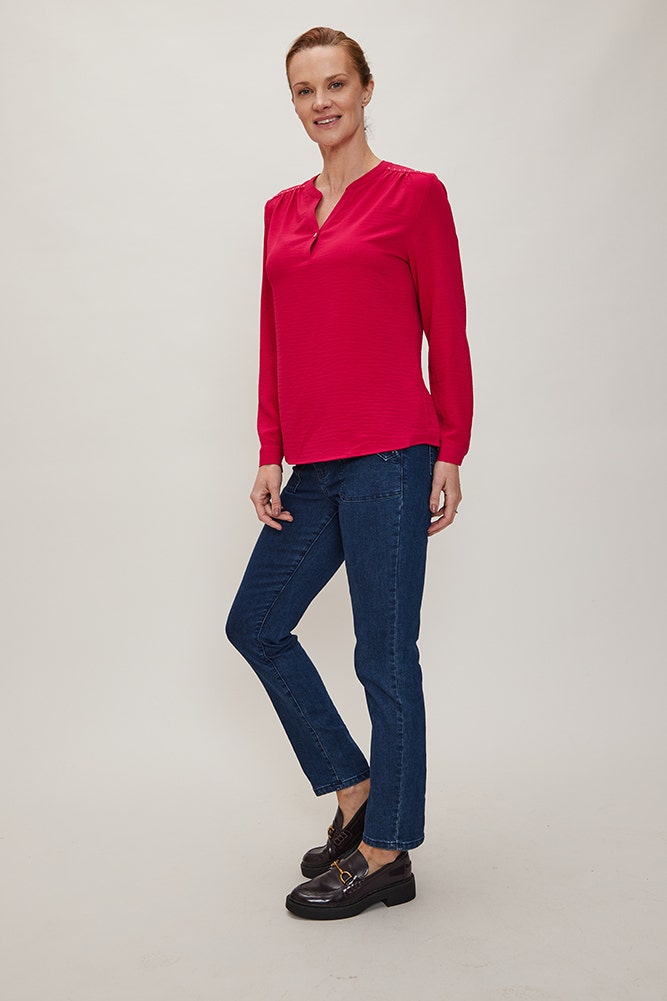 BLUSA LISA DE POLYESTER
