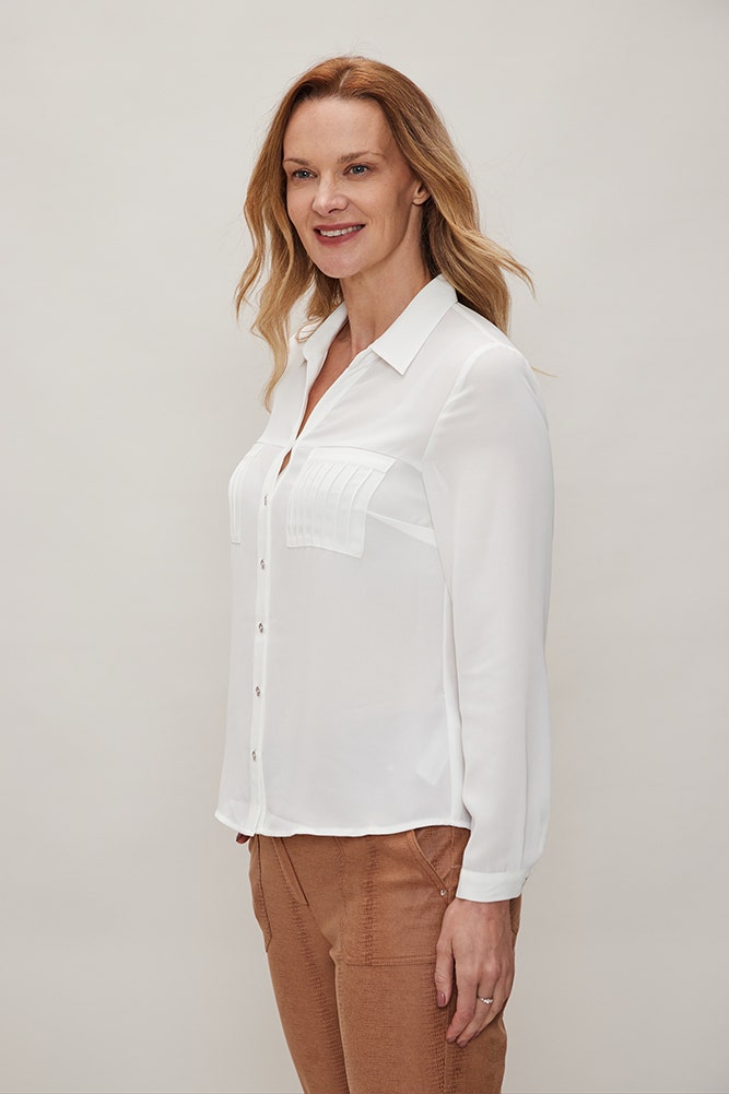BLUSA LISA DE POLYESTER