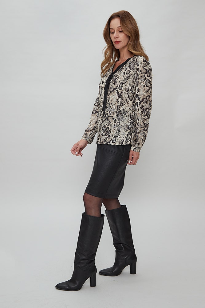 BLUSA CREPE ESTAMPADO 