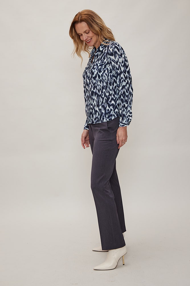 BLUSA DE POLYESTER ESTAMPADO 
