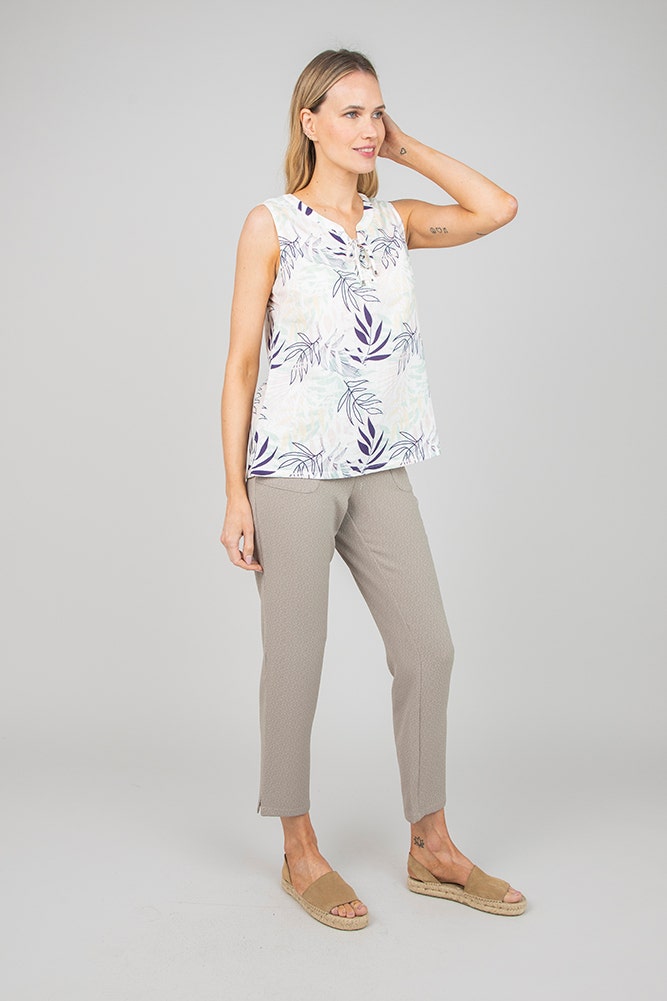 BLUSA LINO ESTAMPADA 