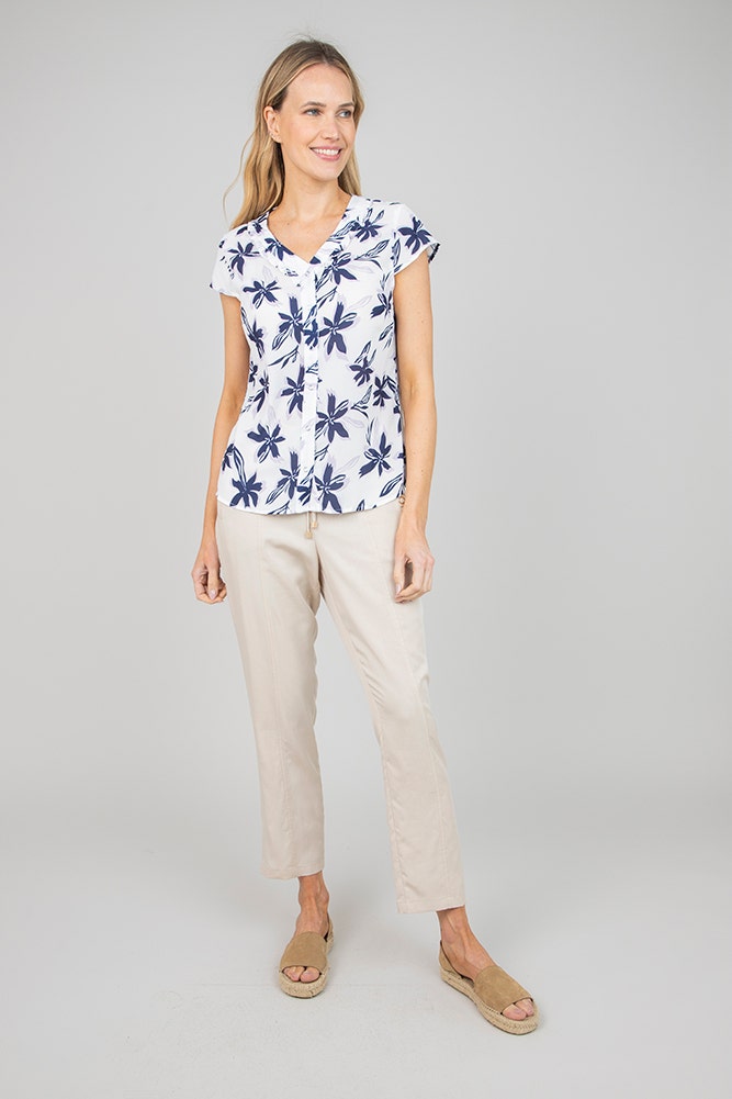 BLUSA CREPE ESTAMPADA