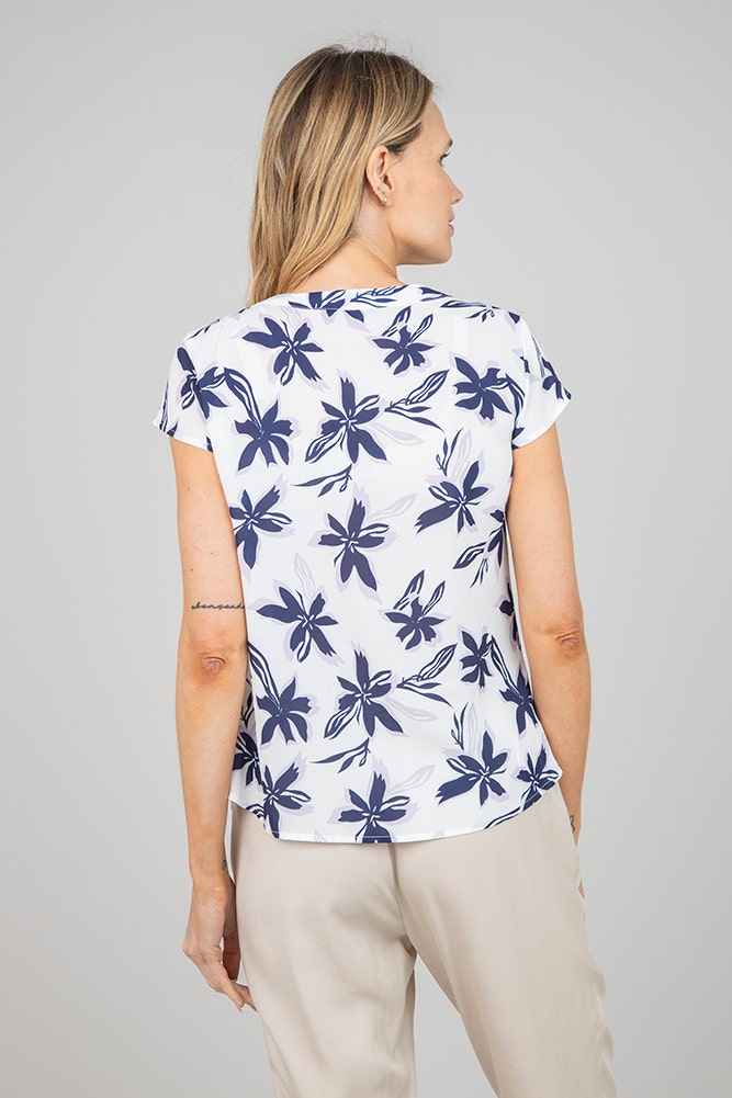 BLUSA CREPE ESTAMPADA