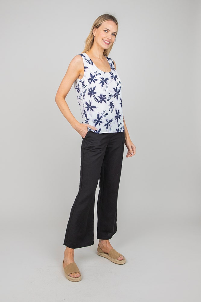 BLUSA CREPE ESTAMPADA
