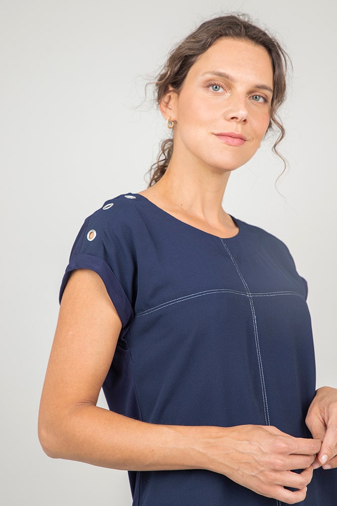 POLERA DOBLE TELA