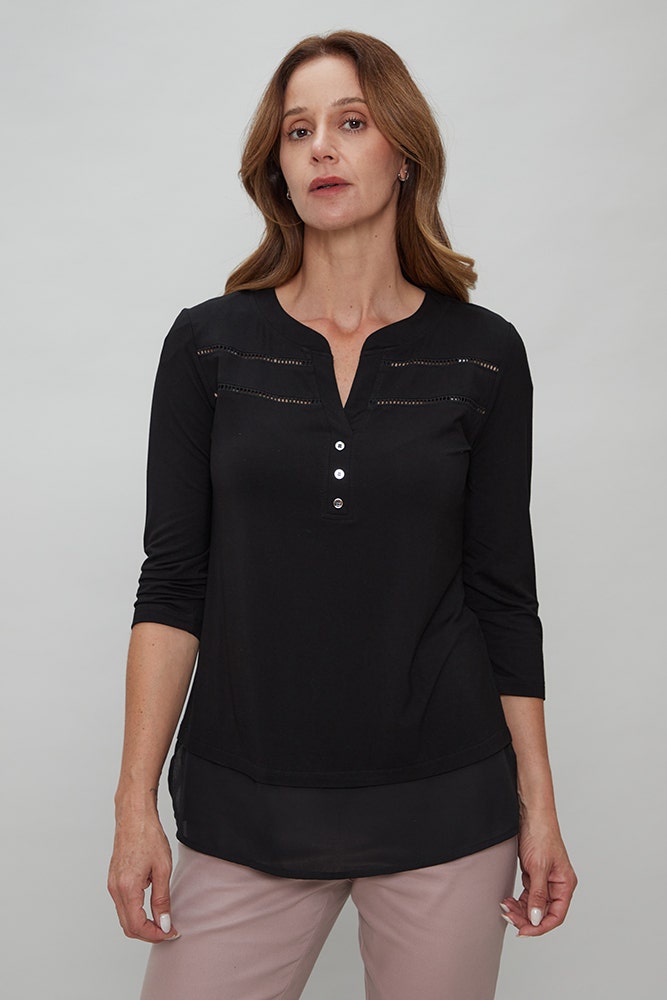 POLERA DOBLE TELA 