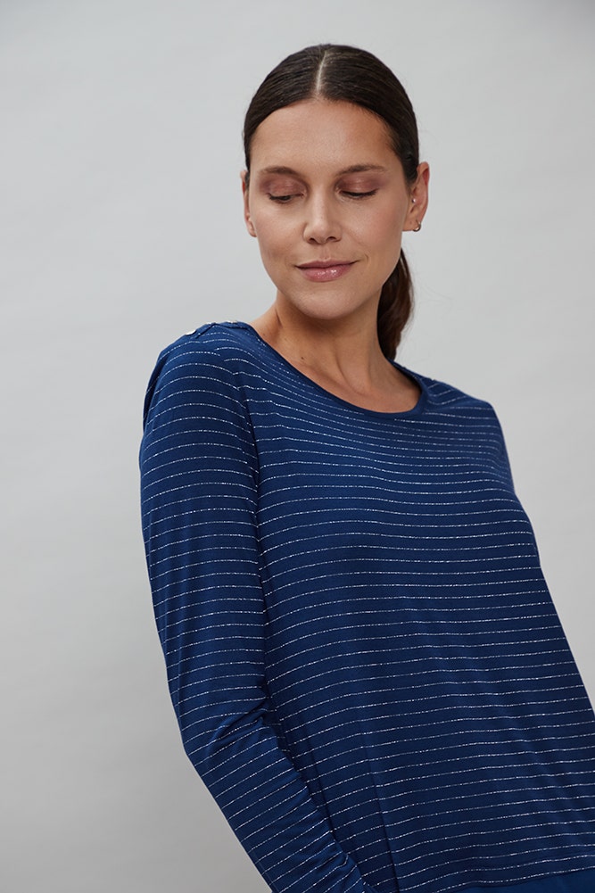 POLERA DE JESRSEY CON LUREX