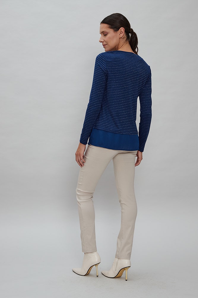 POLERA DE JESRSEY CON LUREX
