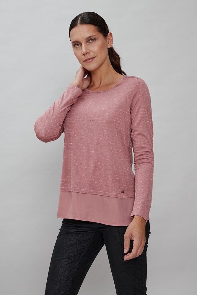POLERA DE JESRSEY CON LUREX