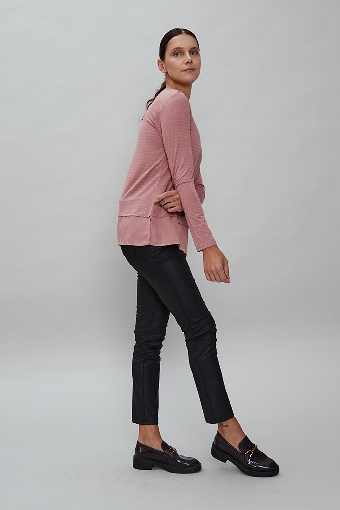 POLERA DE JESRSEY CON LUREX