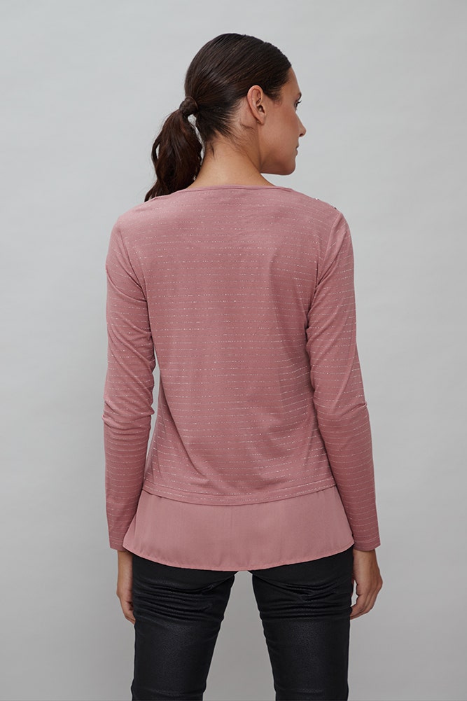 POLERA DE JESRSEY CON LUREX