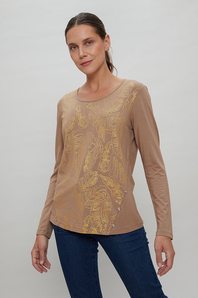 POLERA JERSEY ESTAMPADA 