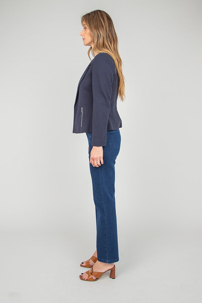BLAZER TELA TEXTURA RAYAS 