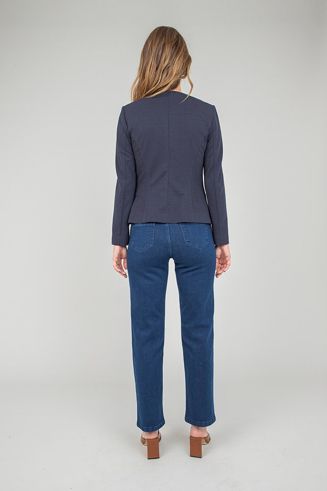 BLAZER TELA TEXTURA RAYAS 