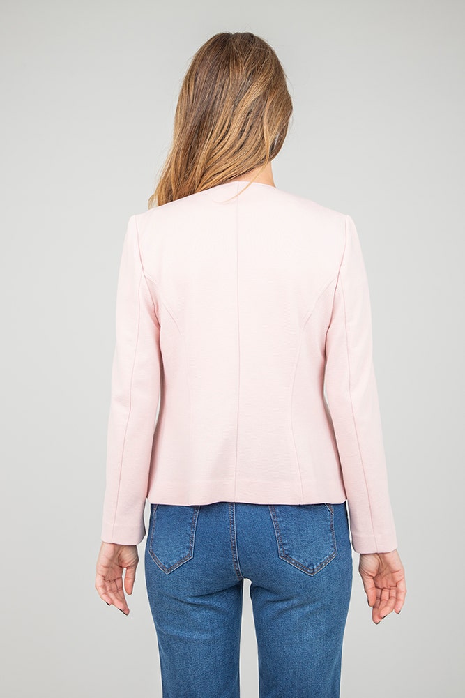 BLAZER TELA TEXTURA RAYAS 