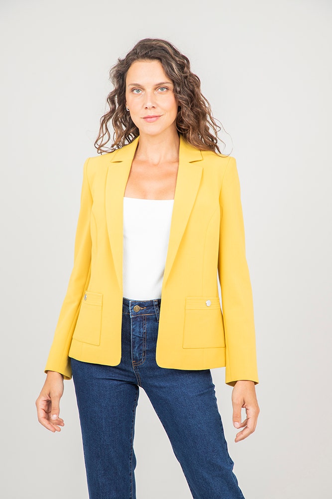 BLAZER DE POLYESTER