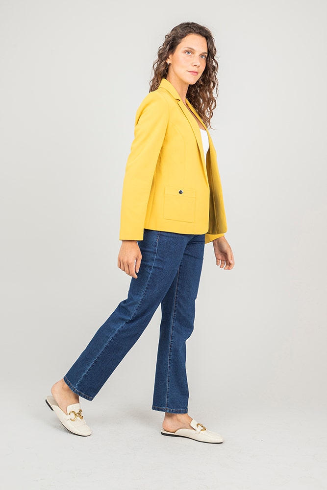 BLAZER DE POLYESTER