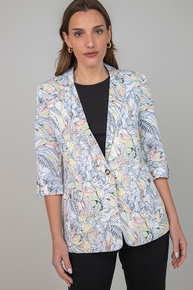 BLAZER LINO ESTAMPADO 
