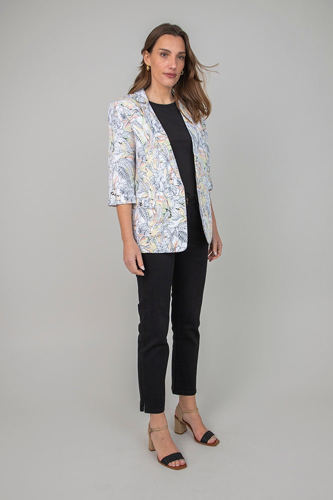 BLAZER LINO ESTAMPADO 