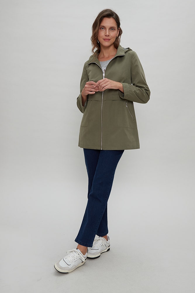 TRENCH SPORT PIEL DE DURAZNO