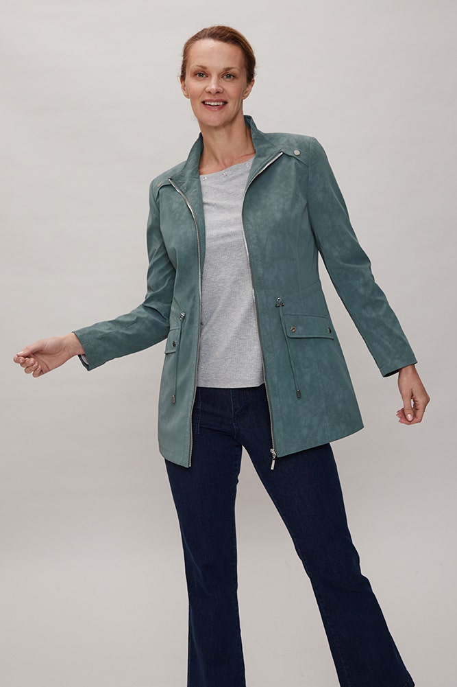 TRENCH LISO DE ECOCUERO
