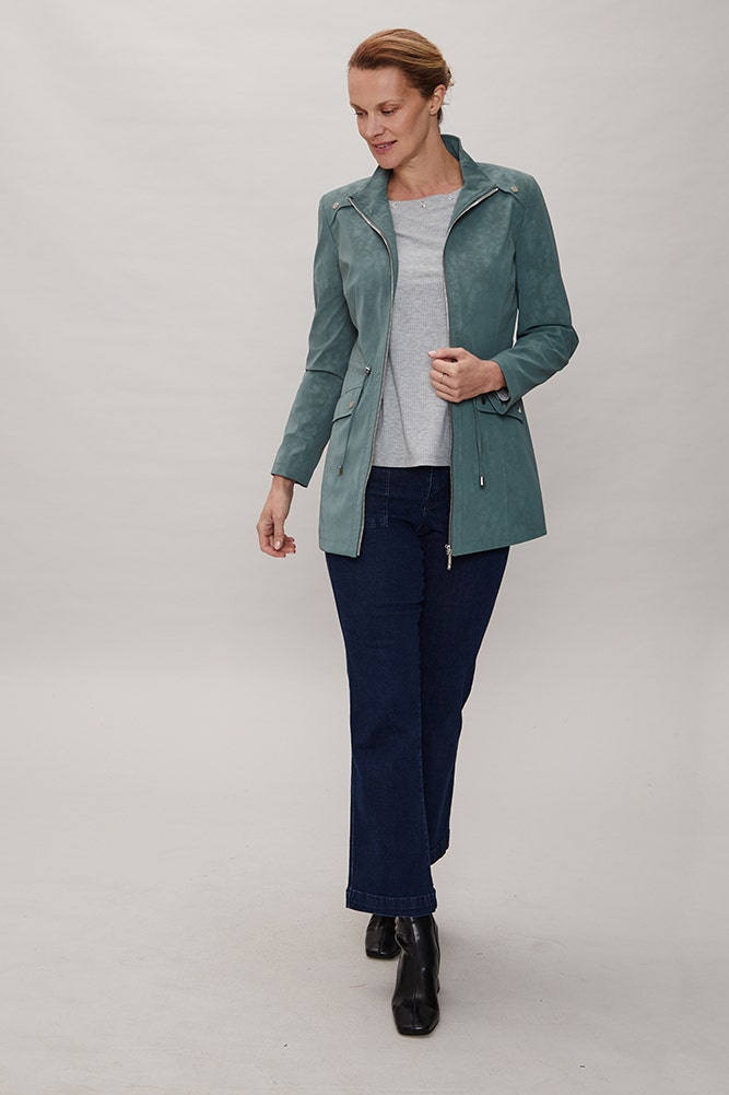 TRENCH LISO DE ECOCUERO